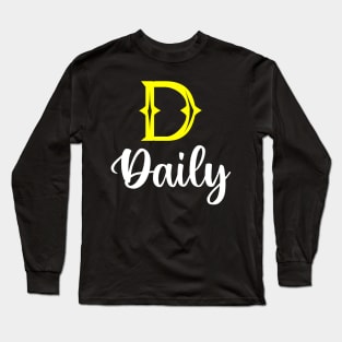 I'm A Daily ,Daily Surname, Daily Second Name Long Sleeve T-Shirt